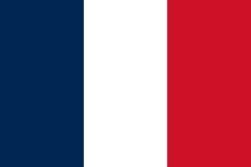 Image depicts the flag of France